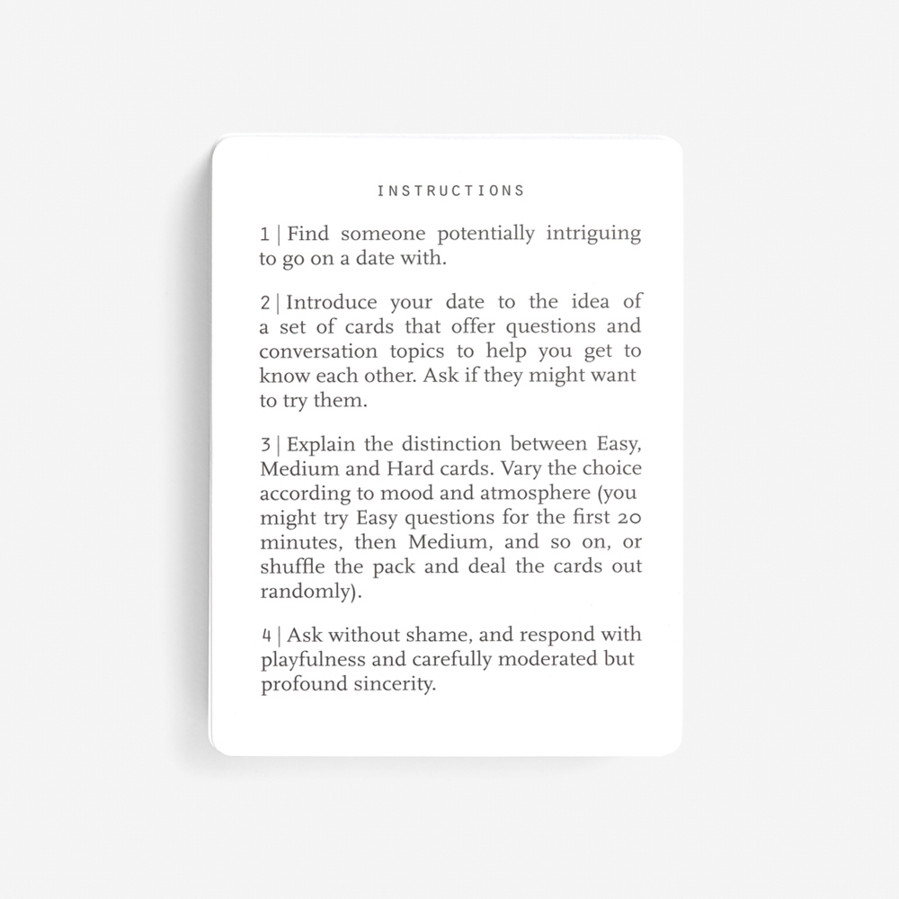 The School of Life Dating Cards